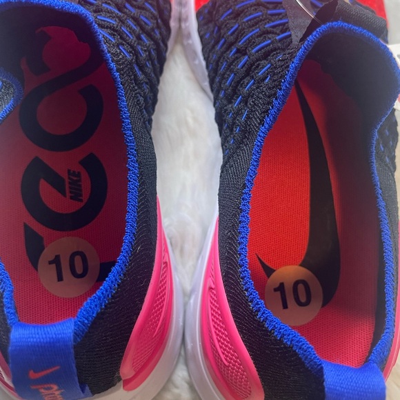 Nike React Phantom Run Flyknit 2 Black Bright Crimson Women’s Size 10 - Picture 9 of 15